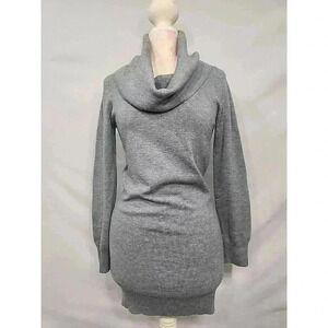 French Connection Knit Cowlneck Turtleneck Dress